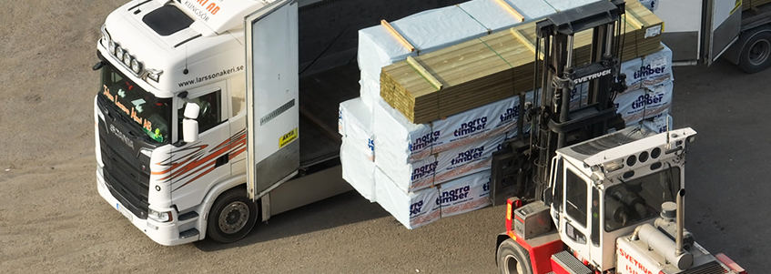 Norra Timber - Effektiviseringer og smidig flyt med C-Load